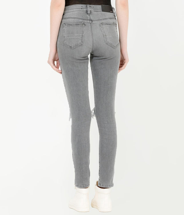 Grey Distressed Thrasher Jeans