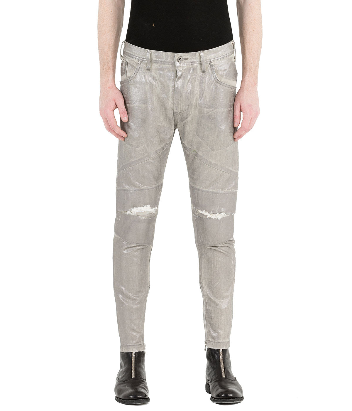 Silver Denim Jeans