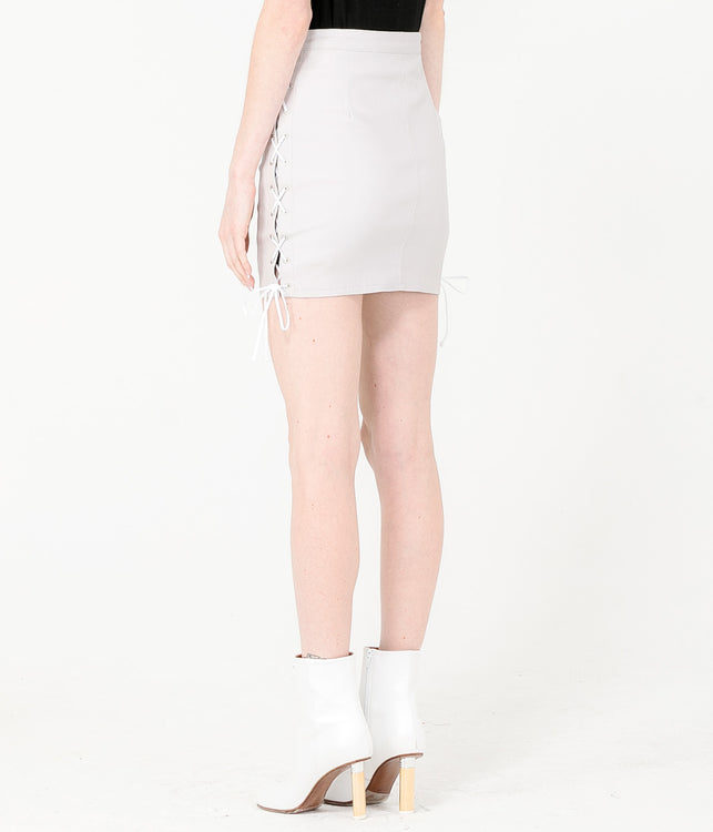 Grey Mini Skirt