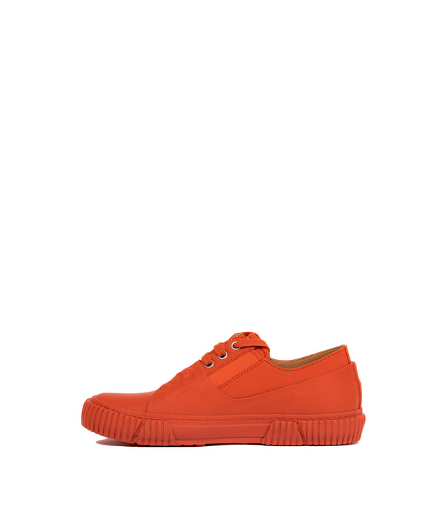 Orange Low-Top Sneakers