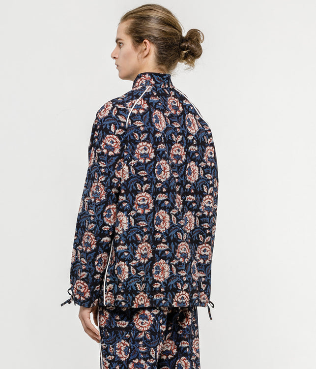 Floral Block Todash Track Jacket