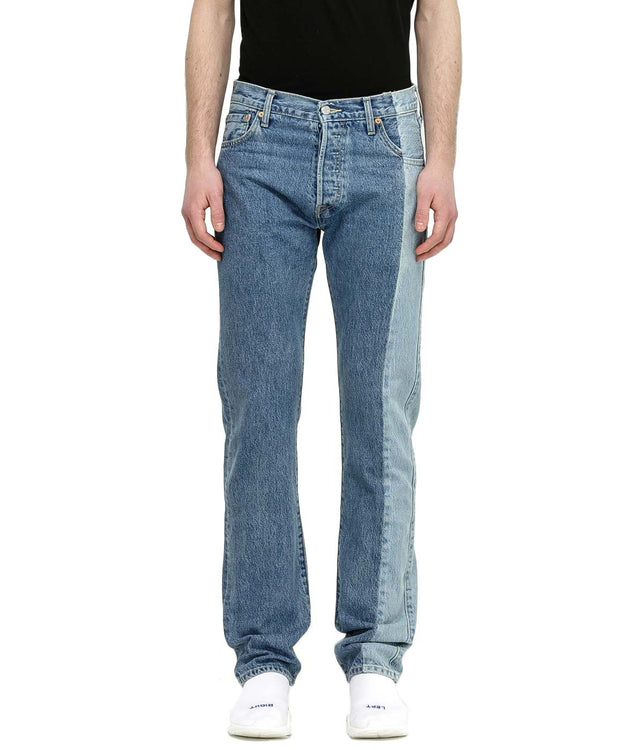 Blue Side Panel Denim Jeans