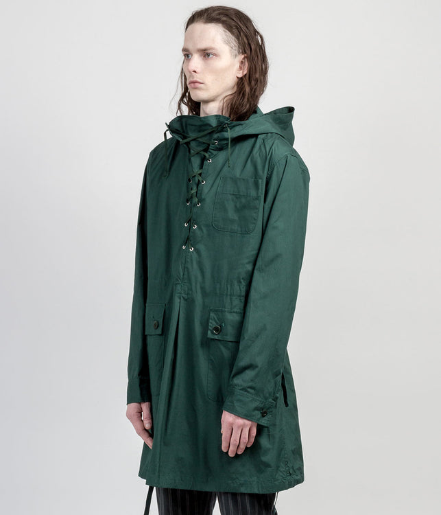 Dark Green Hood Jacket
