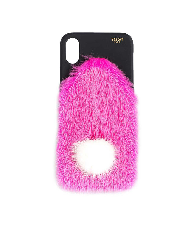 Fuchsia Fur iPhone X Case