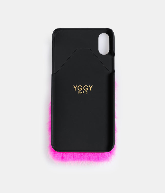 Fuchsia Fur iPhone X Case